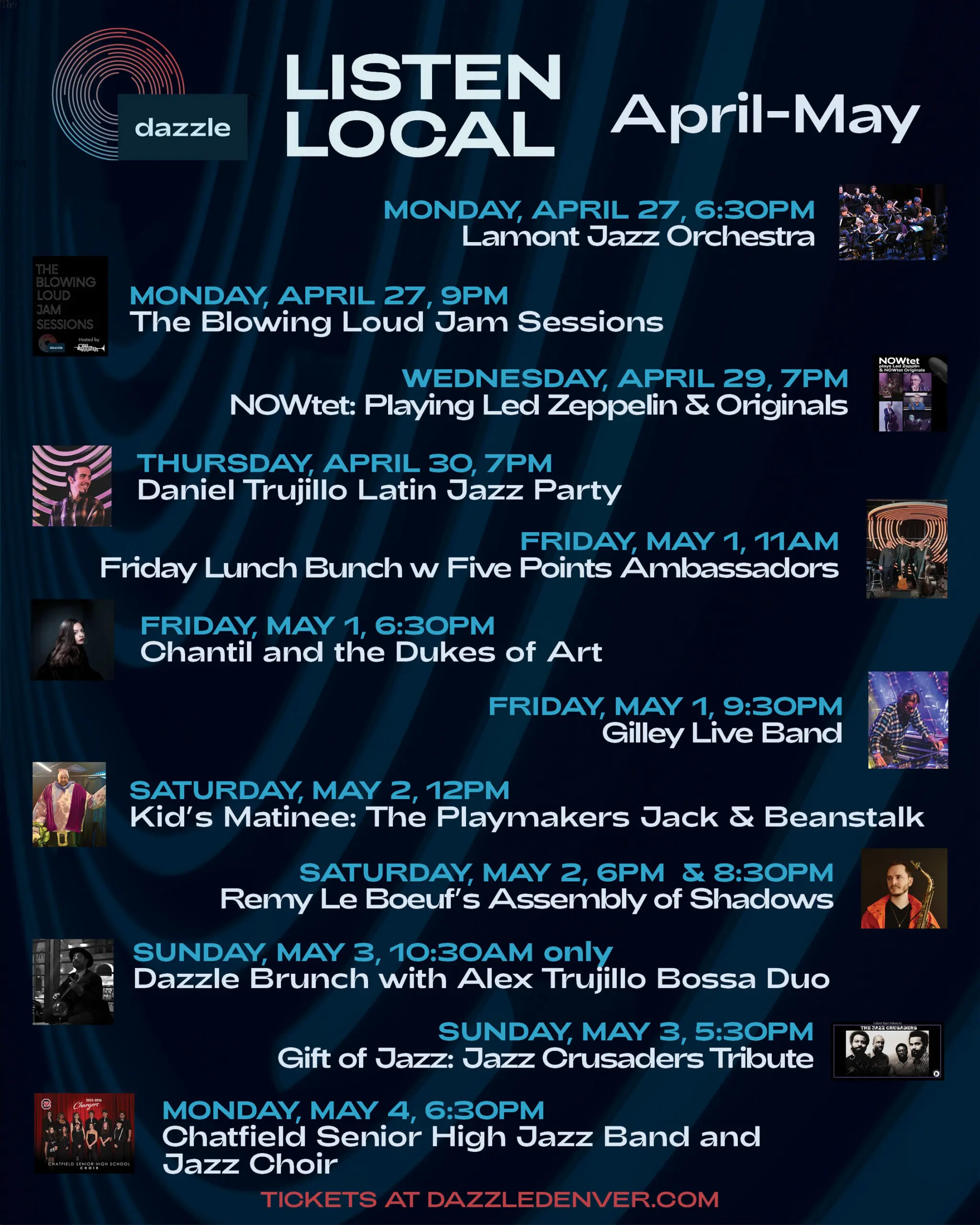 Listen Local April – May