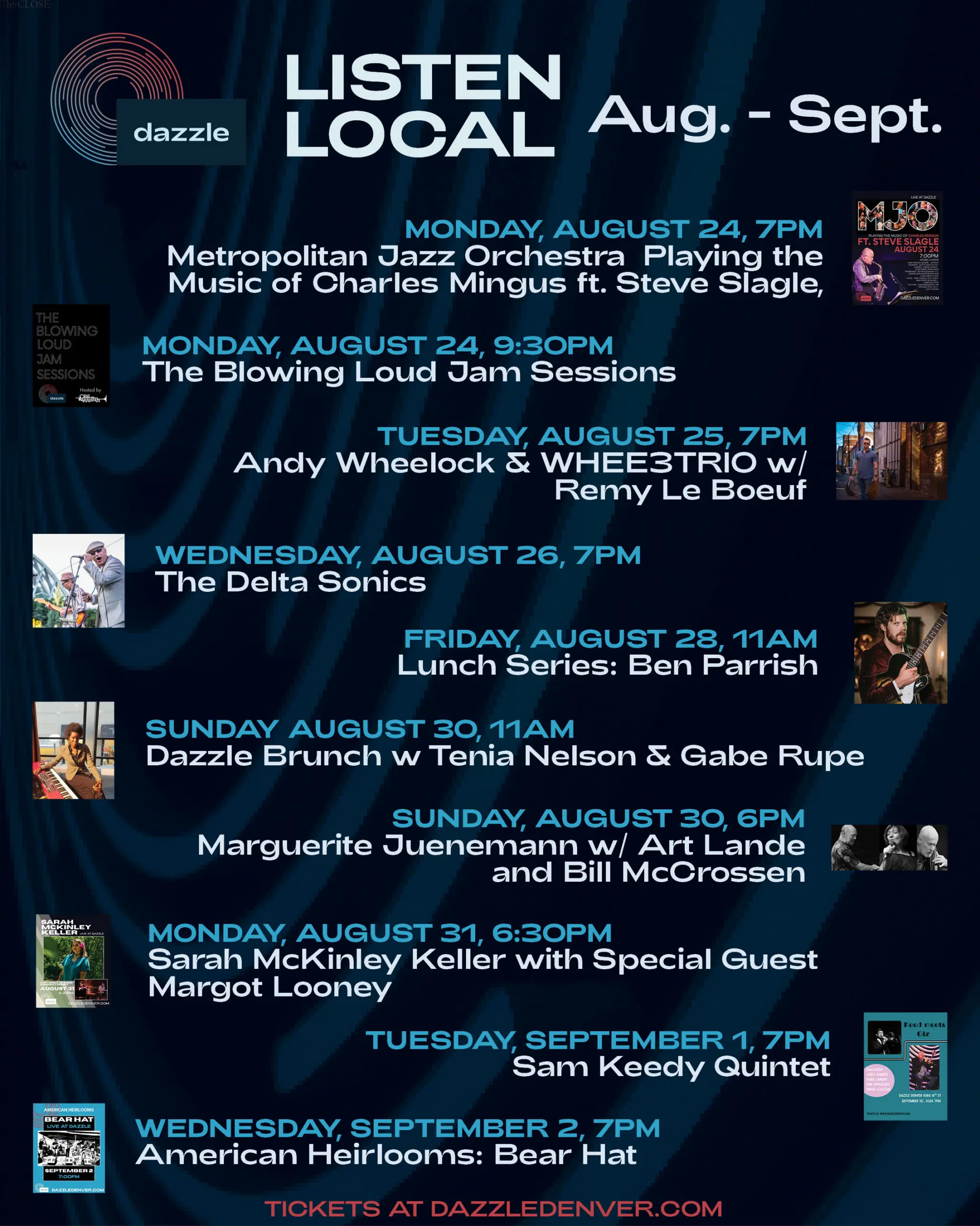 Listen Local August – September