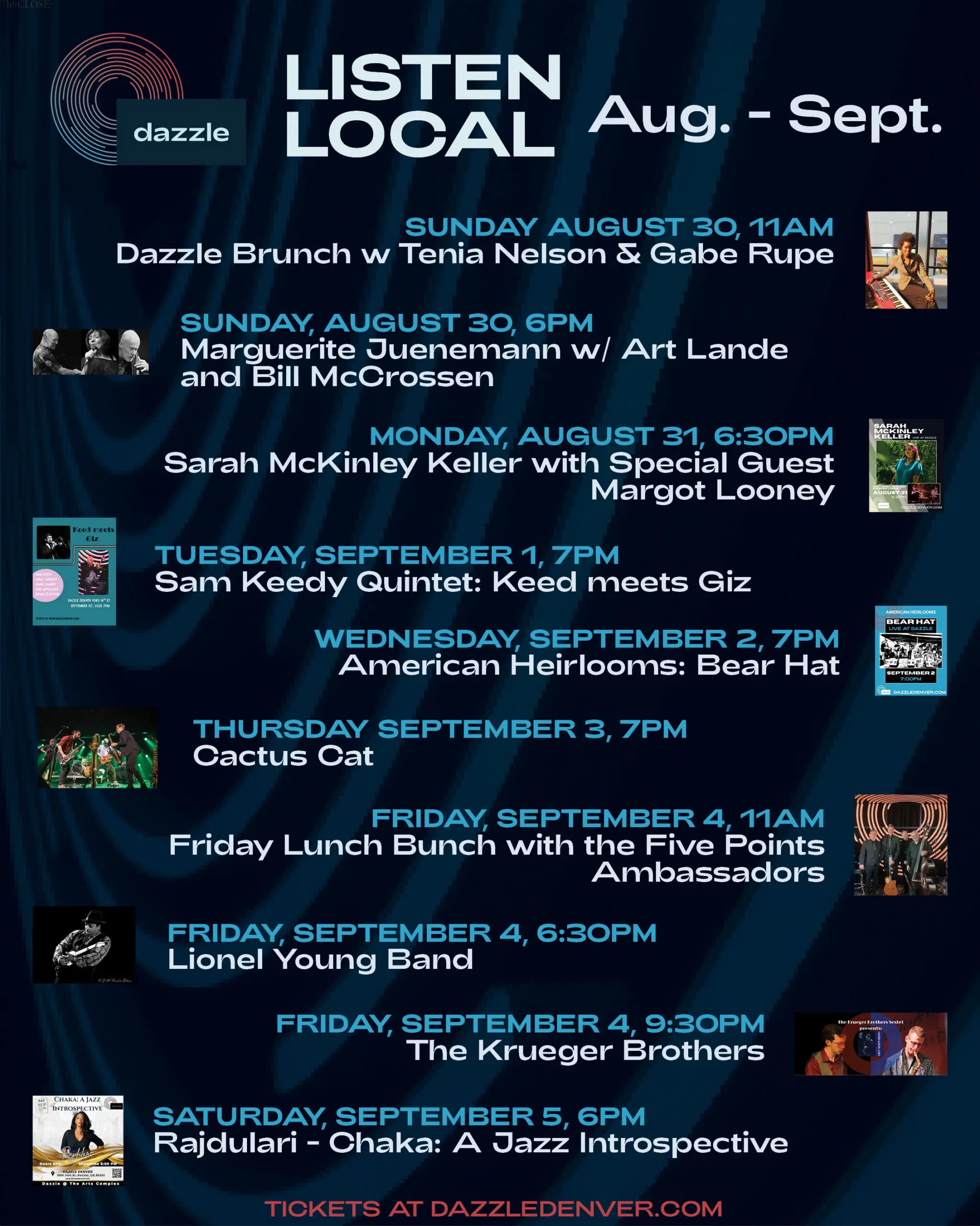 Listen Local August – September