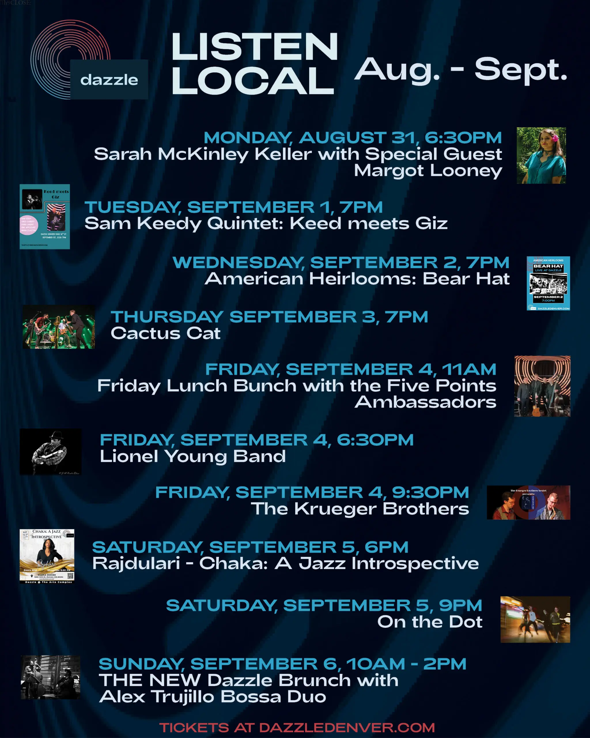 Listen Local August – September