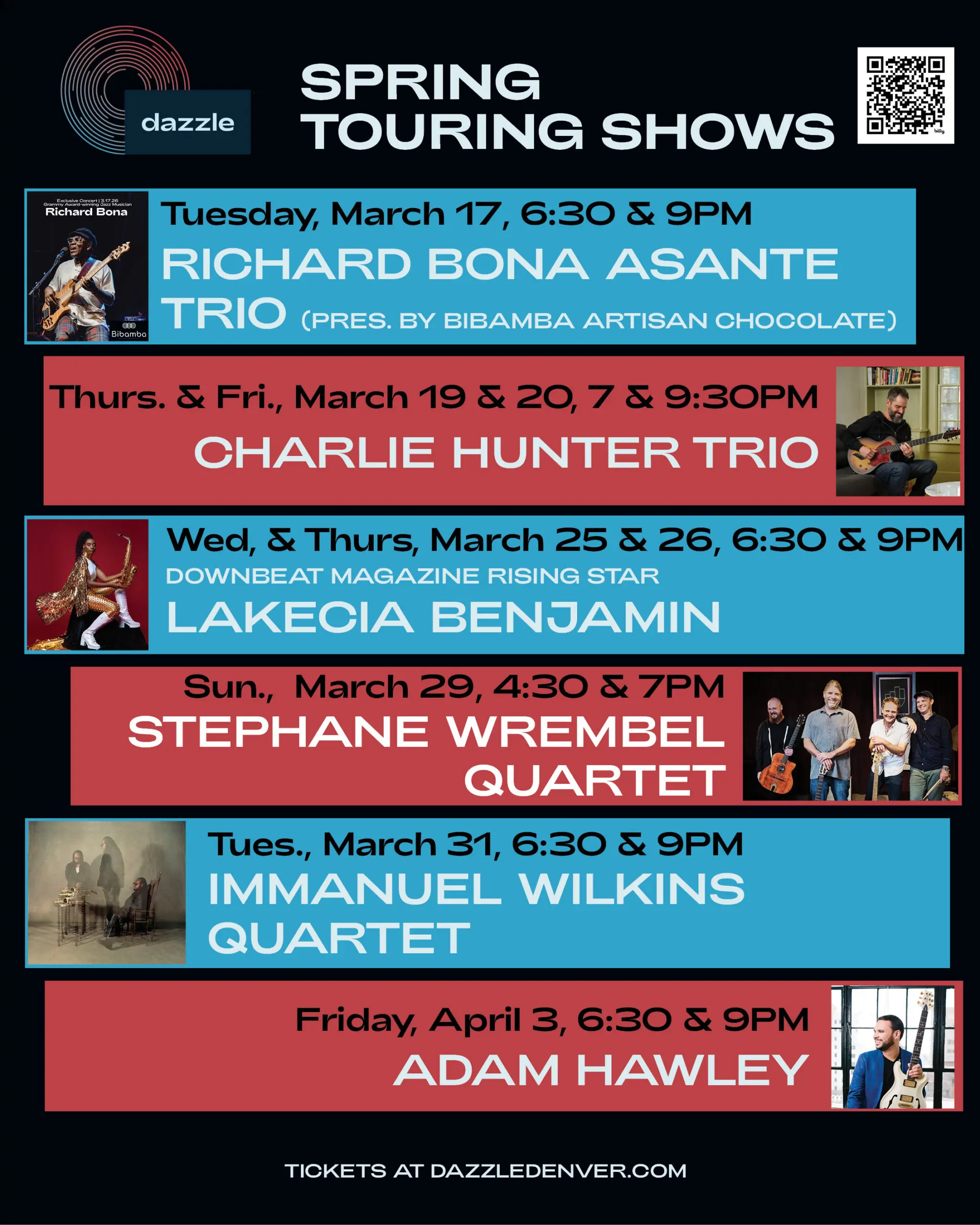 Spring Touring Shows