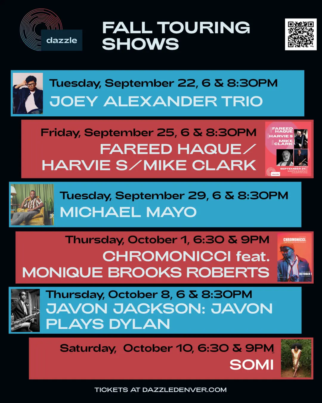 Fall Touring Shows