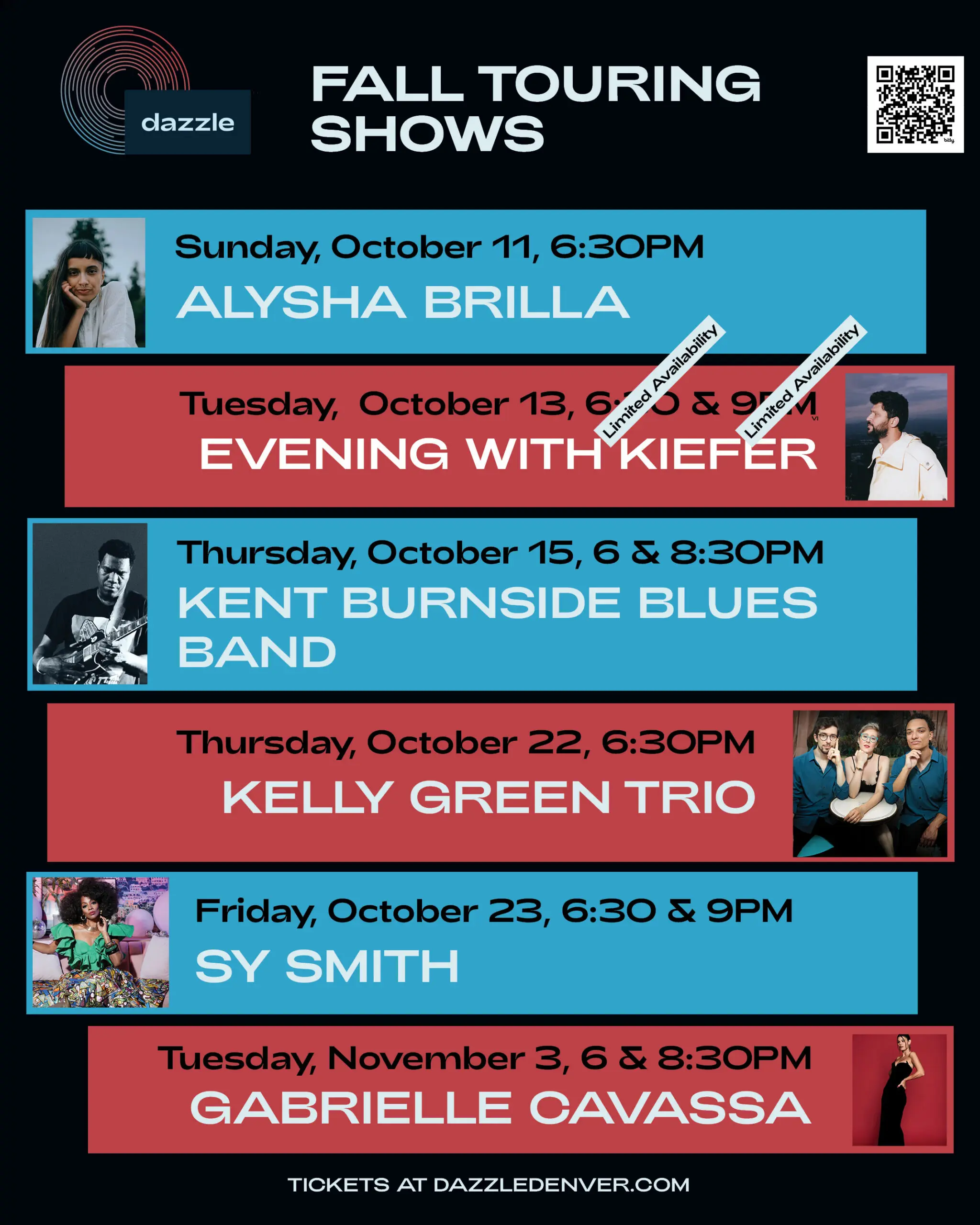Fall Touring Shows