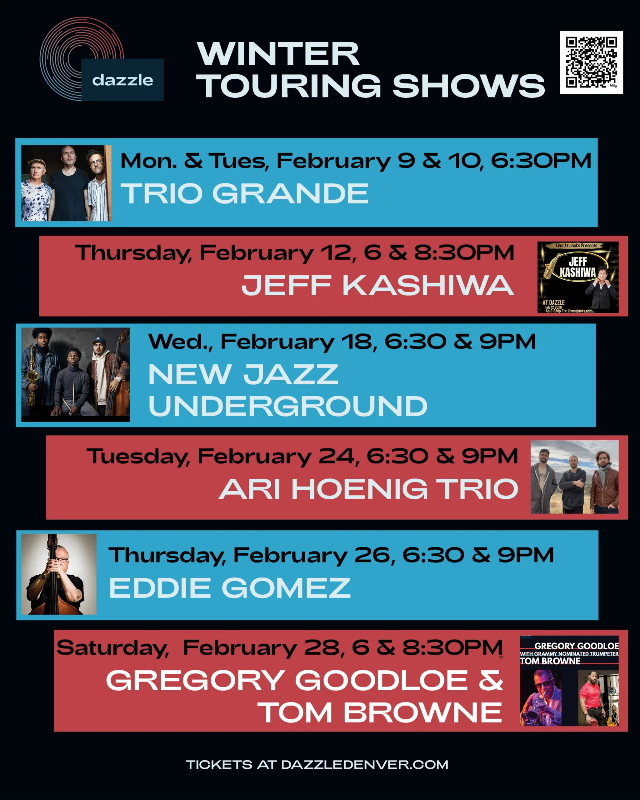 Winter Touring Shows