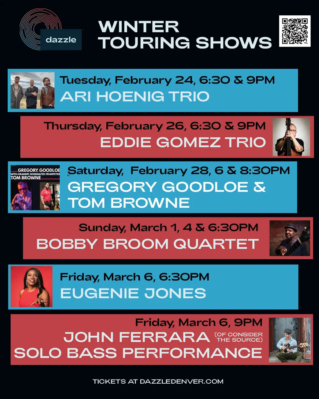 Winter Touring Shows