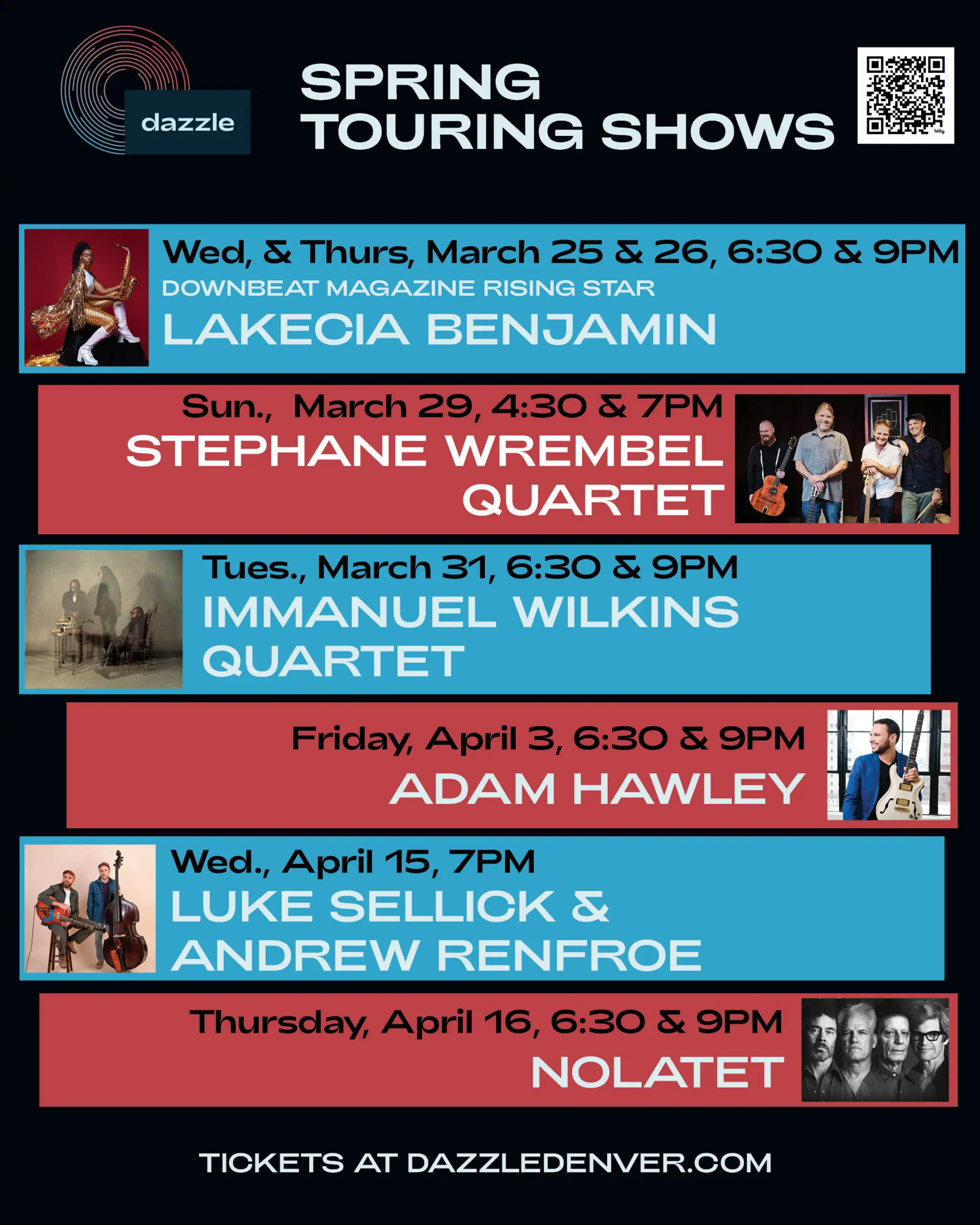 Spring Touring Shows