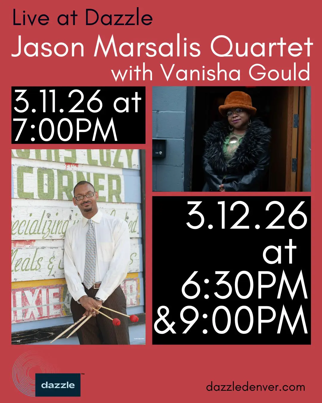 Jason Marsalis & Vanisha Gould