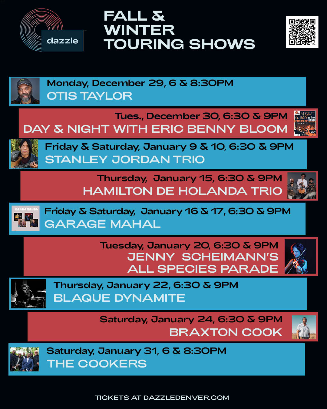 Winter Touring Shows