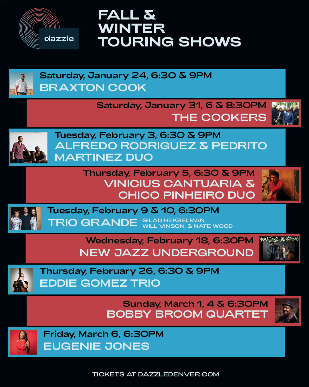 Fall & Winter Touring Shows II