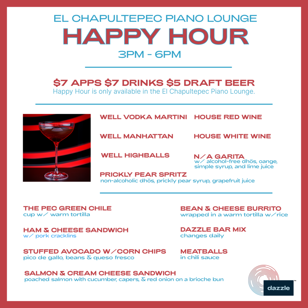 Check Out Happy Hour at Dazzle at the Arts Complex